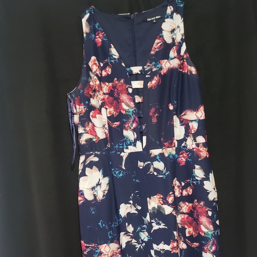 Gianni Bini Navy Floral Women's Dress